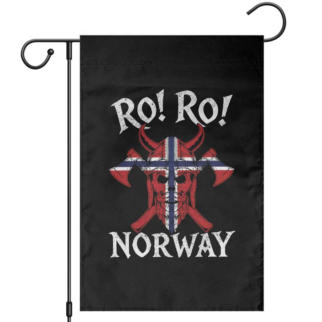 Ro Ro Norwegian Viking Blood Skull Norway Flag Pride Garden Flag