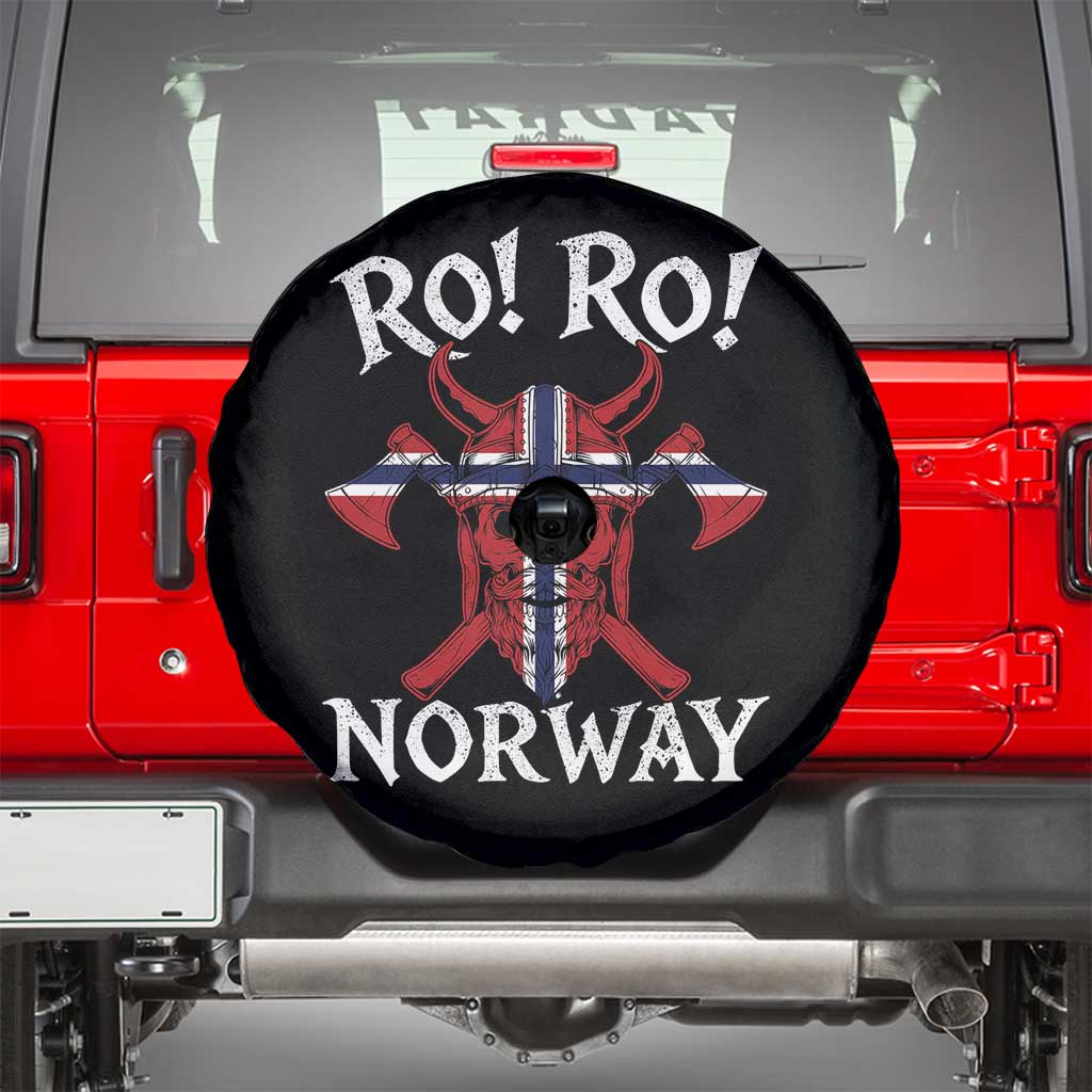 Ro Ro Norwegian Viking Blood Skull Norway Flag Pride Spare Tire Cover