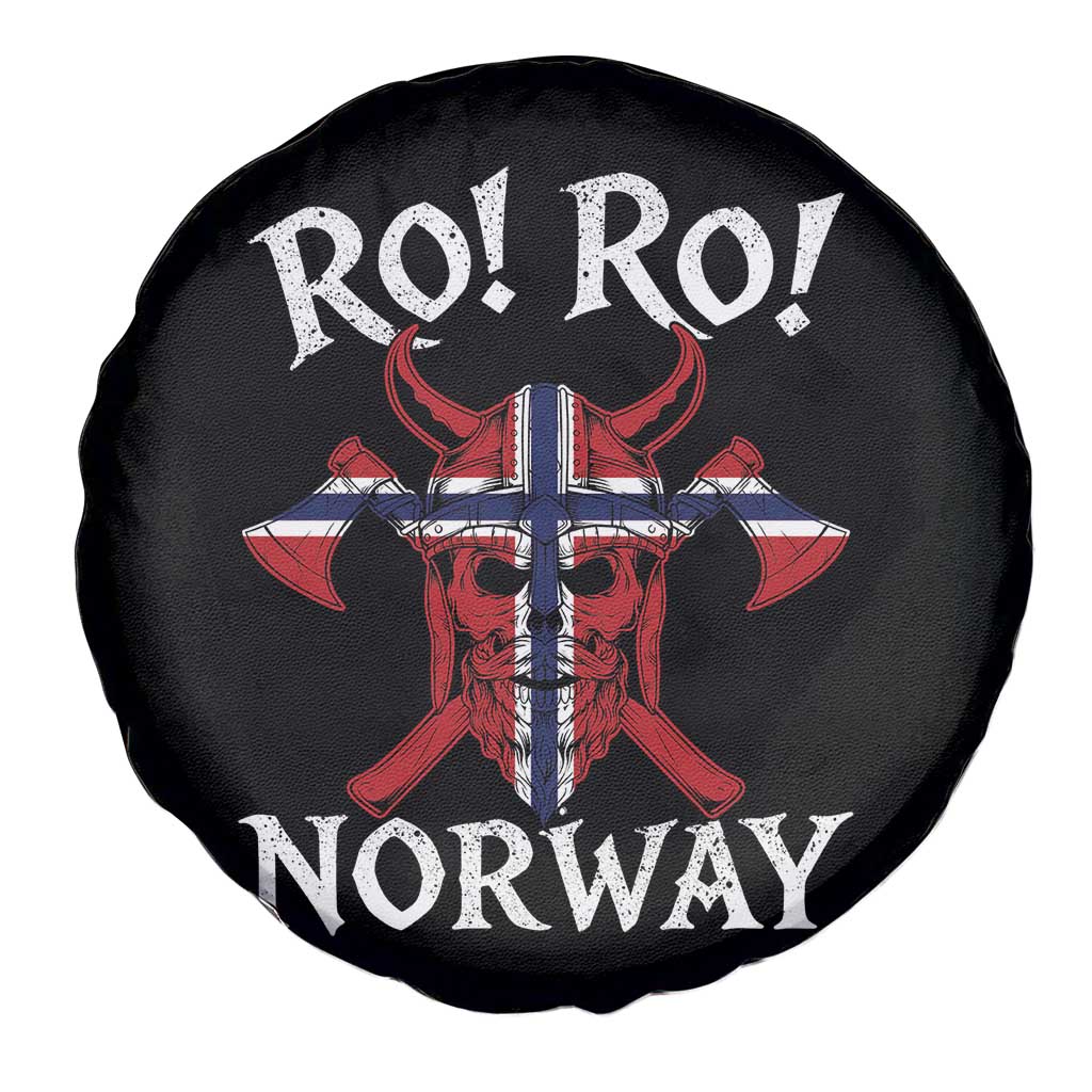 Ro Ro Norwegian Viking Blood Skull Norway Flag Pride Spare Tire Cover