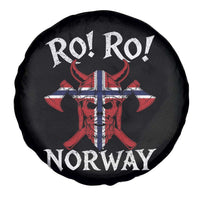 Ro Ro Norwegian Viking Blood Skull Norway Flag Pride Spare Tire Cover