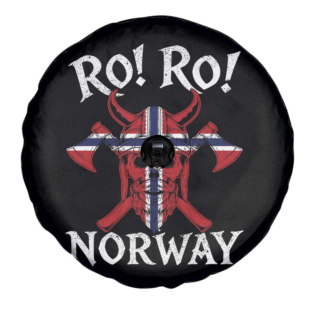 Ro Ro Norwegian Viking Blood Skull Norway Flag Pride Spare Tire Cover