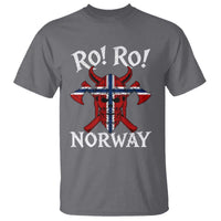 Ro Ro Norwegian Viking Blood Skull Norway Flag Pride T Shirt