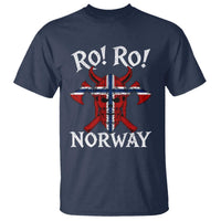 Ro Ro Norwegian Viking Blood Skull Norway Flag Pride T Shirt