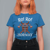 Ro Ro Norwegian Viking Blood Skull Norway Flag Pride T Shirt For Women