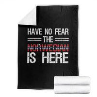 Have No Fear The Norwegian is Here Throw Blanket Funny Norway Herriatge Gift