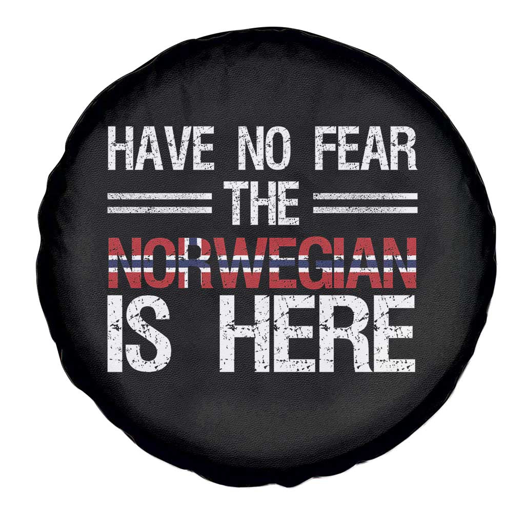 Have No Fear The Norwegian is Here Spare Tire Cover Funny Norway Herriatge Gift