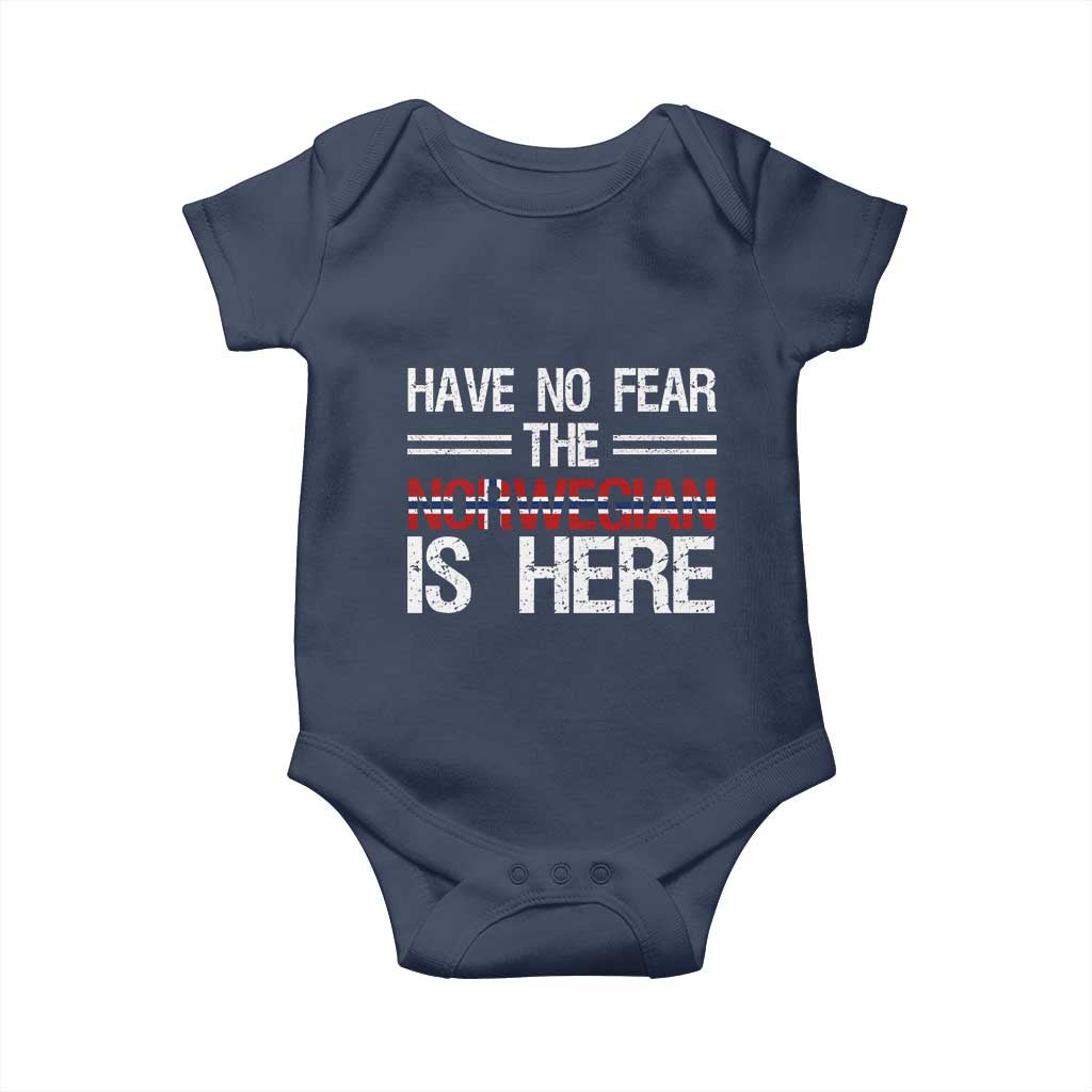 Have No Fear The Norwegian is Here Baby Onesie Funny Norway Herriatge Gift