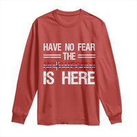 Have No Fear The Norwegian is Here Long Sleeve Shirt Funny Norway Herriatge Gift