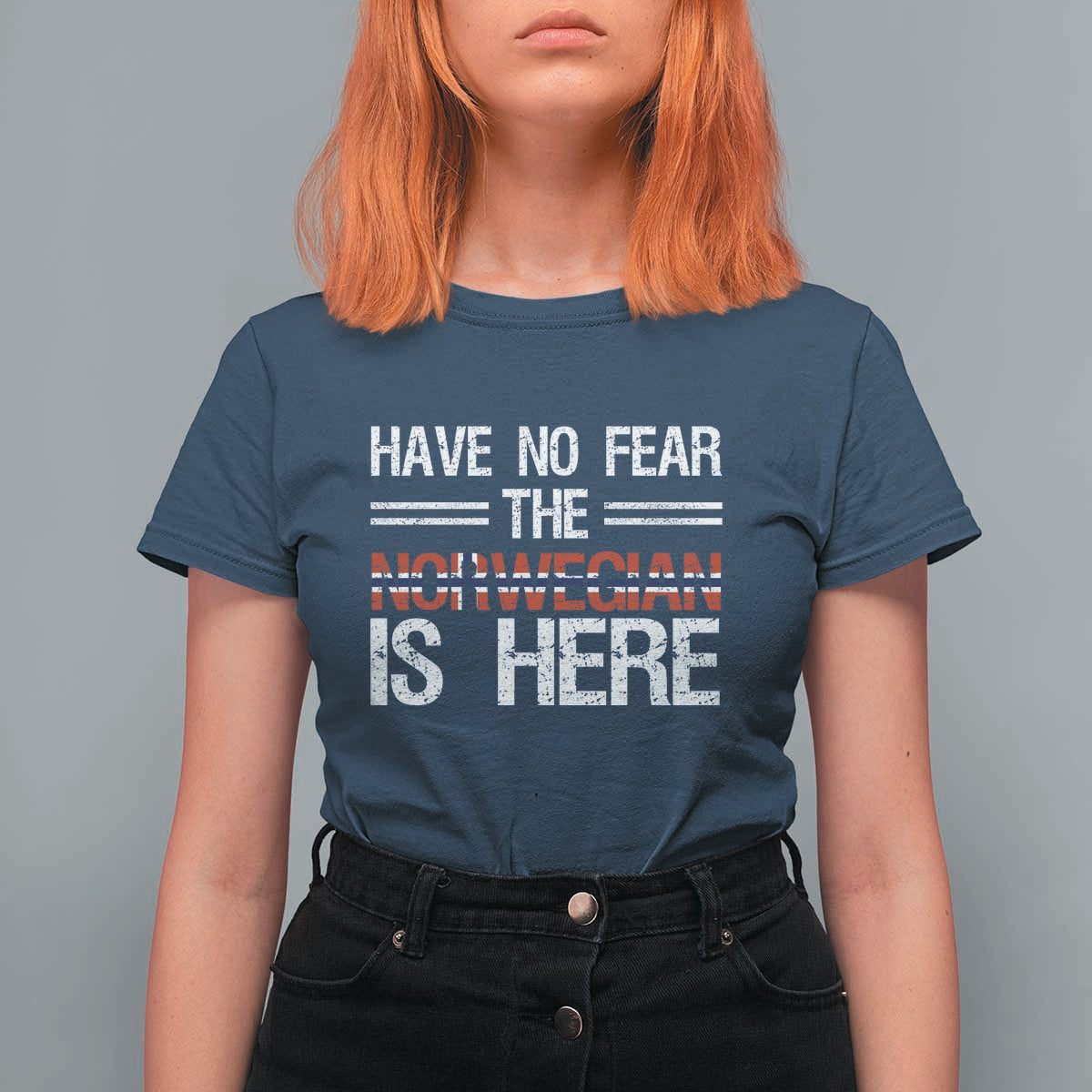 Have No Fear The Norwegian is Here T Shirt For Women Funny Norway Herriatge Gift