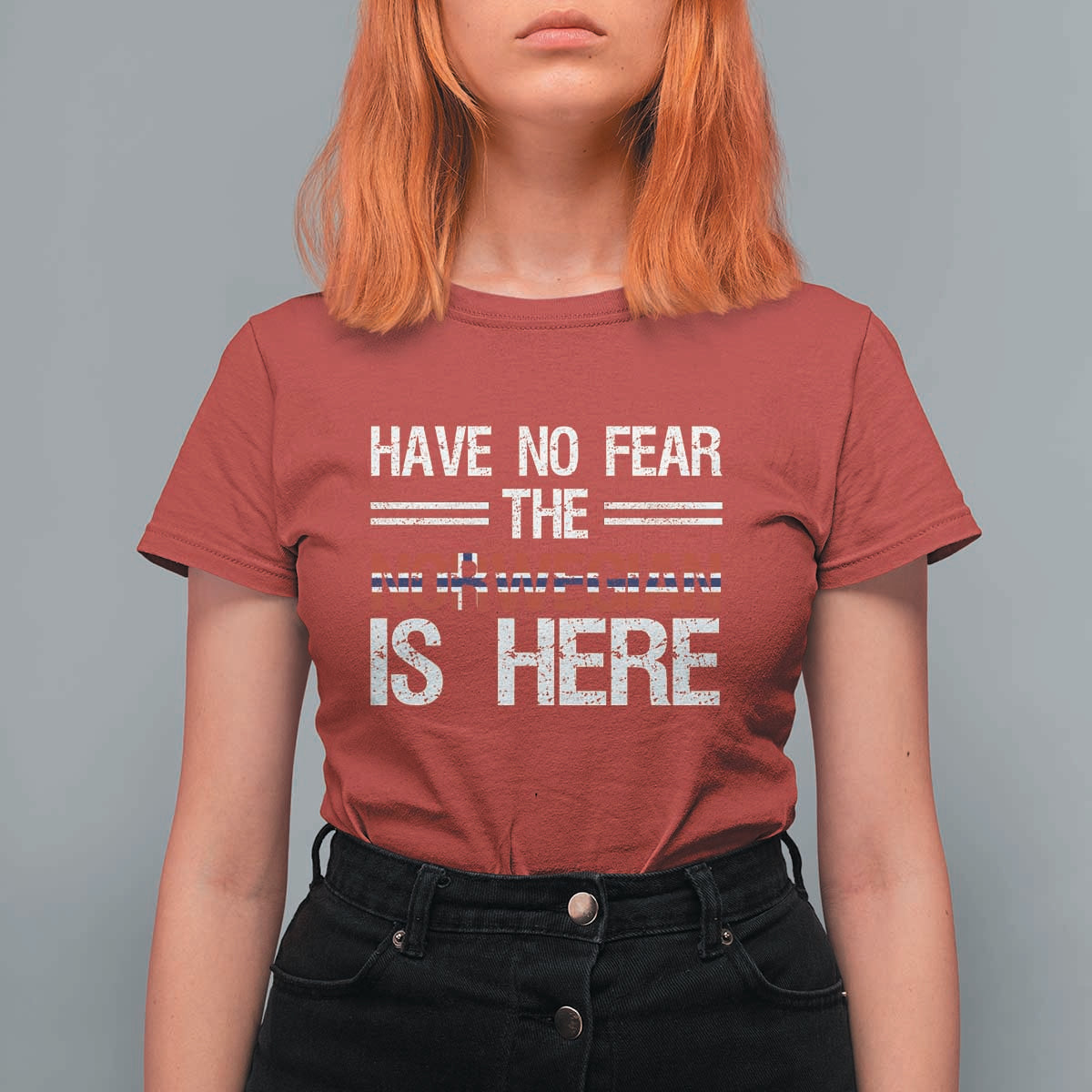 Have No Fear The Norwegian is Here T Shirt For Women Funny Norway Herriatge Gift