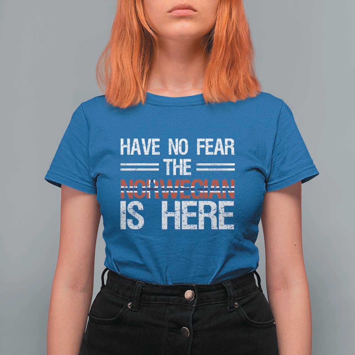 Have No Fear The Norwegian is Here T Shirt For Women Funny Norway Herriatge Gift