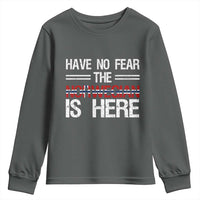 Have No Fear The Norwegian is Here Youth Sweatshirt Funny Norway Herriatge Gift