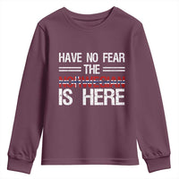 Have No Fear The Norwegian is Here Youth Sweatshirt Funny Norway Herriatge Gift
