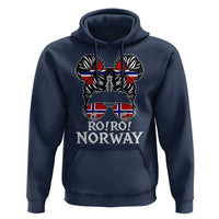 Ro Ro Norwegian Viking Ship Messy Bun Girl Hoodie