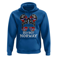 Ro Ro Norwegian Viking Ship Messy Bun Girl Hoodie