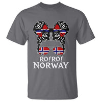 Ro Ro Norwegian Viking Ship Messy Bun Girl T Shirt