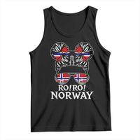Ro Ro Norwegian Viking Ship Messy Bun Girl Tank Top