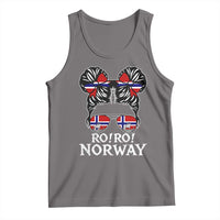 Ro Ro Norwegian Viking Ship Messy Bun Girl Tank Top