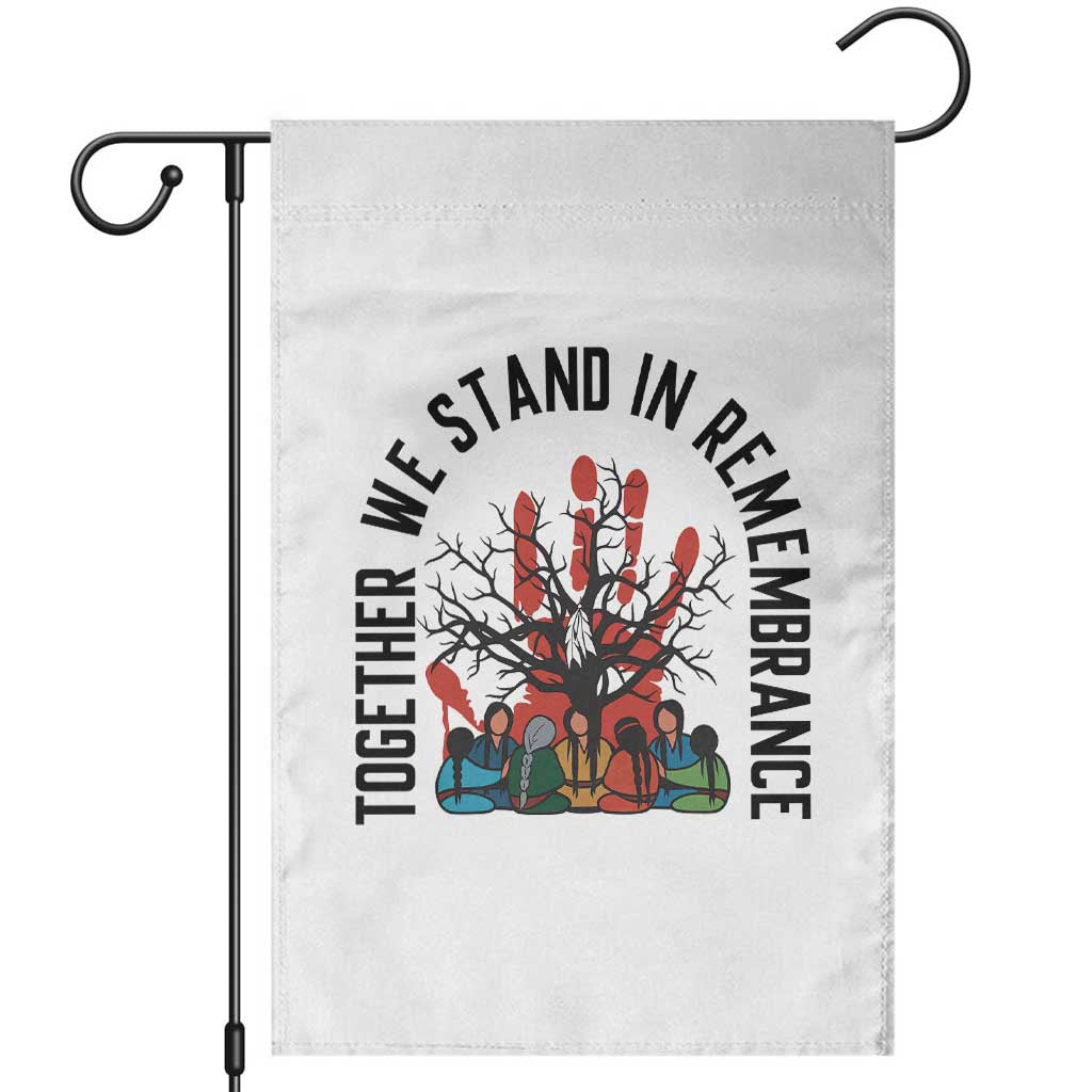 Native American Orange Unity Day Garden Flag Together We Stand In Remembrance - Wonder Print Shop