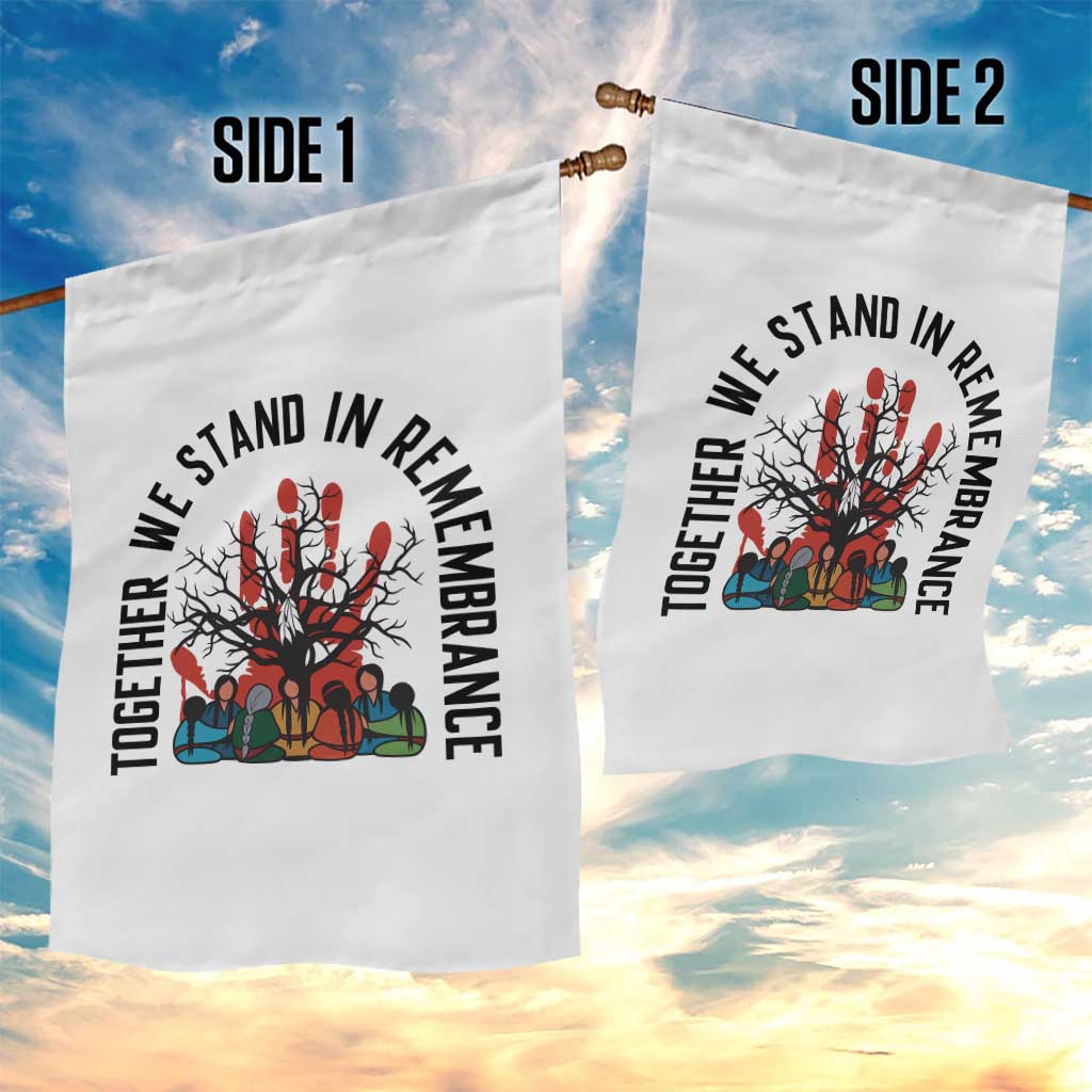 Native American Orange Unity Day Garden Flag Together We Stand In Remembrance - Wonder Print Shop