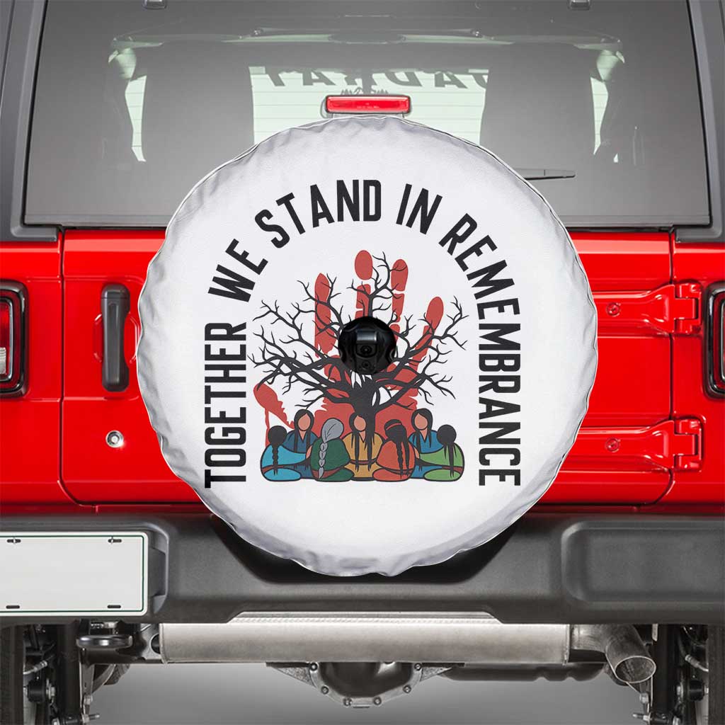 Native American Orange Unity Day Spare Tire Cover Together We Stand In Remembrance - Wonder Print Shop