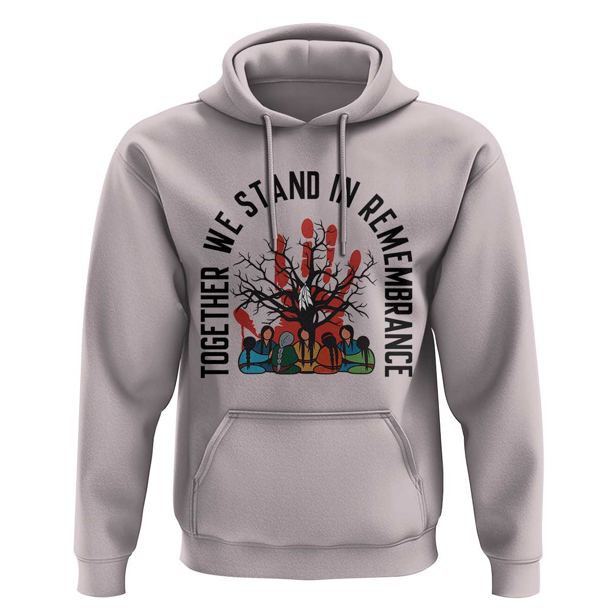 Native American Orange Unity Day Hoodie Together We Stand In Remembrance - Wonder Print Shop