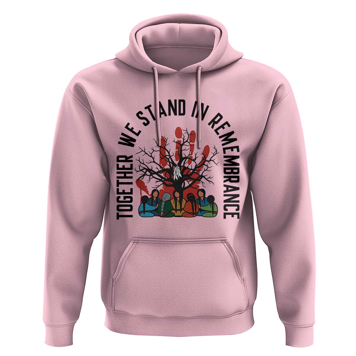 Native American Orange Unity Day Hoodie Together We Stand In Remembrance - Wonder Print Shop