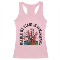 Native American Orange Unity Day Racerback Tank Top Together We Stand In Remembrance - Wonder Print Shop