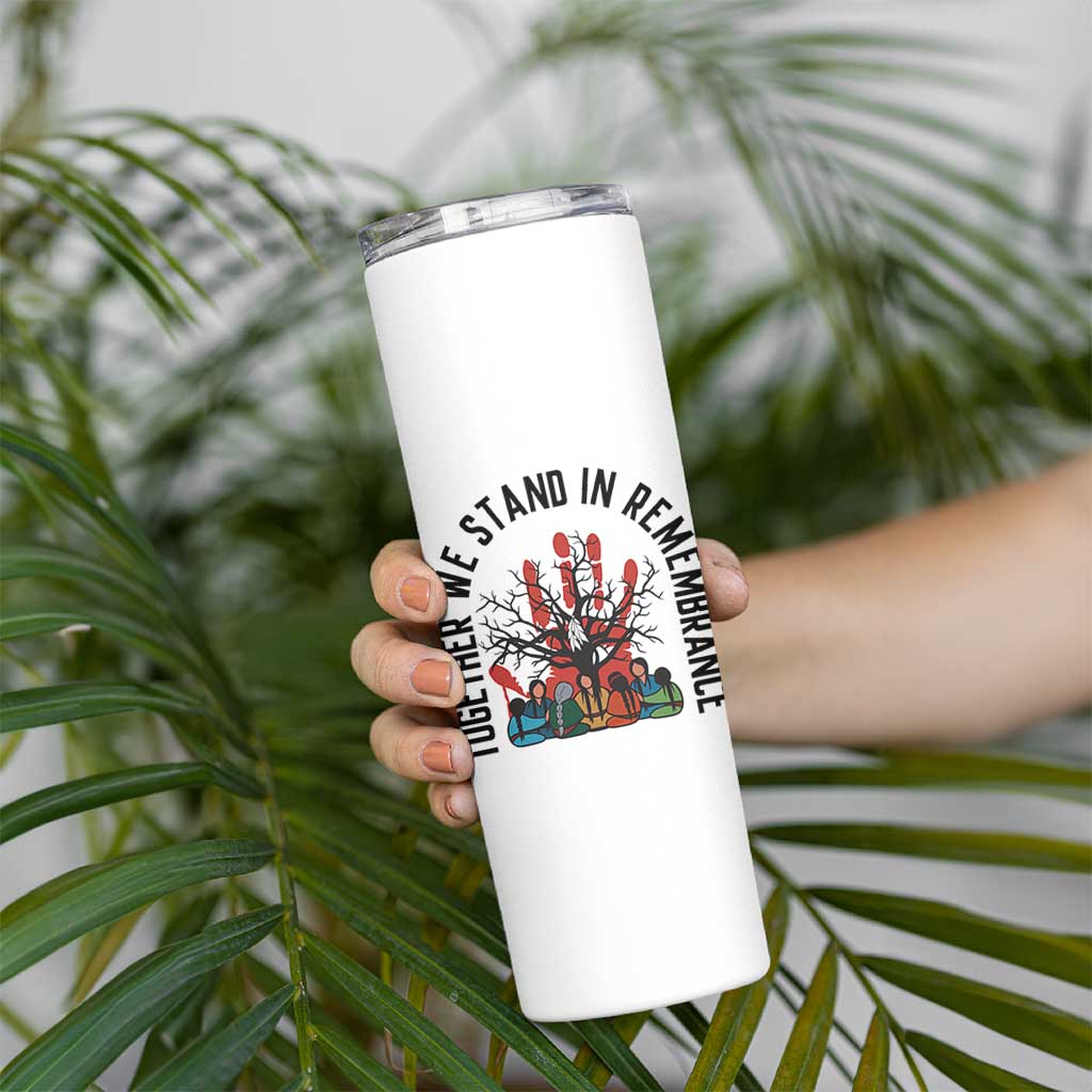 Native American Orange Unity Day Skinny Tumbler Together We Stand In Remembrance