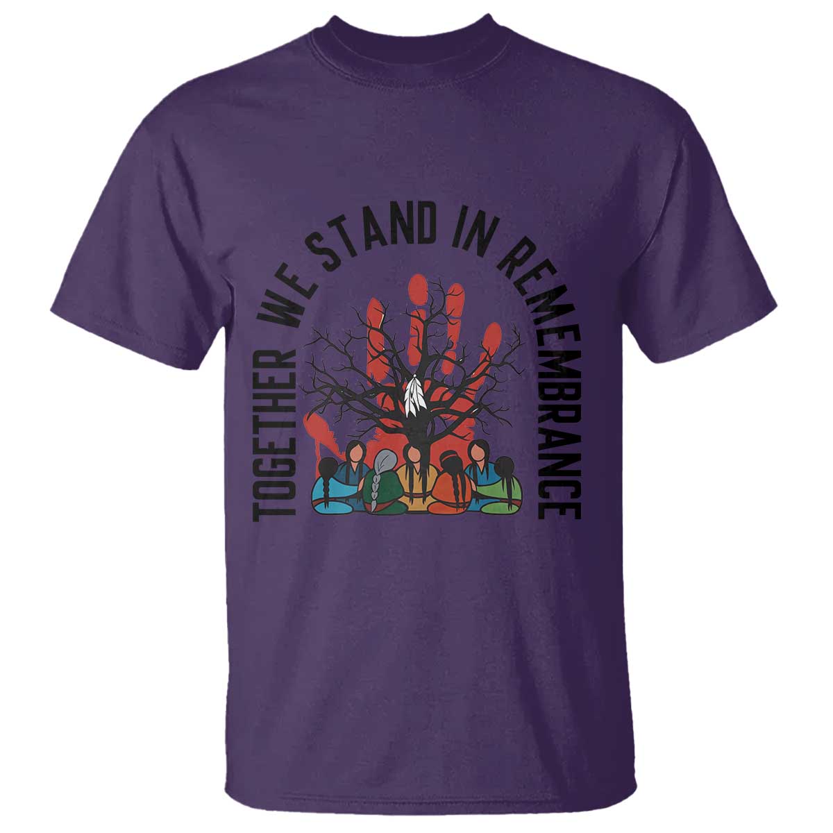 Native American Orange Unity Day T Shirt Together We Stand In Remembrance - Wonder Print Shop