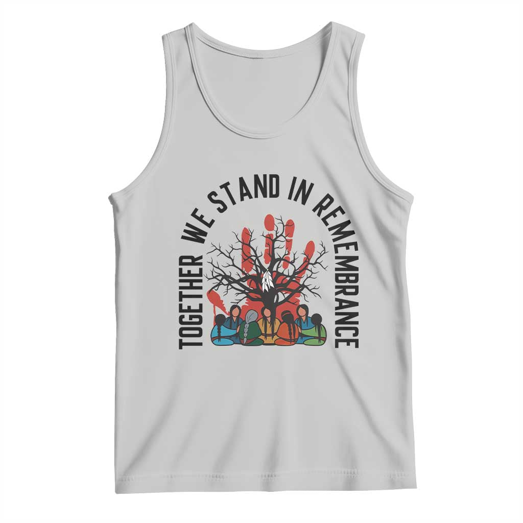 Native American Orange Unity Day Tank Top Together We Stand In Remembrance - Wonder Print Shop