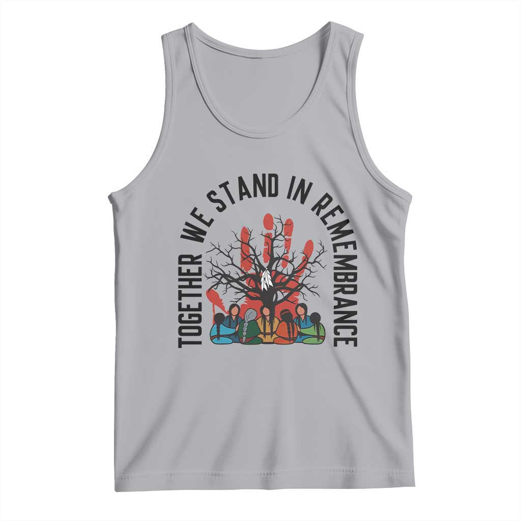 Native American Orange Unity Day Tank Top Together We Stand In Remembrance - Wonder Print Shop