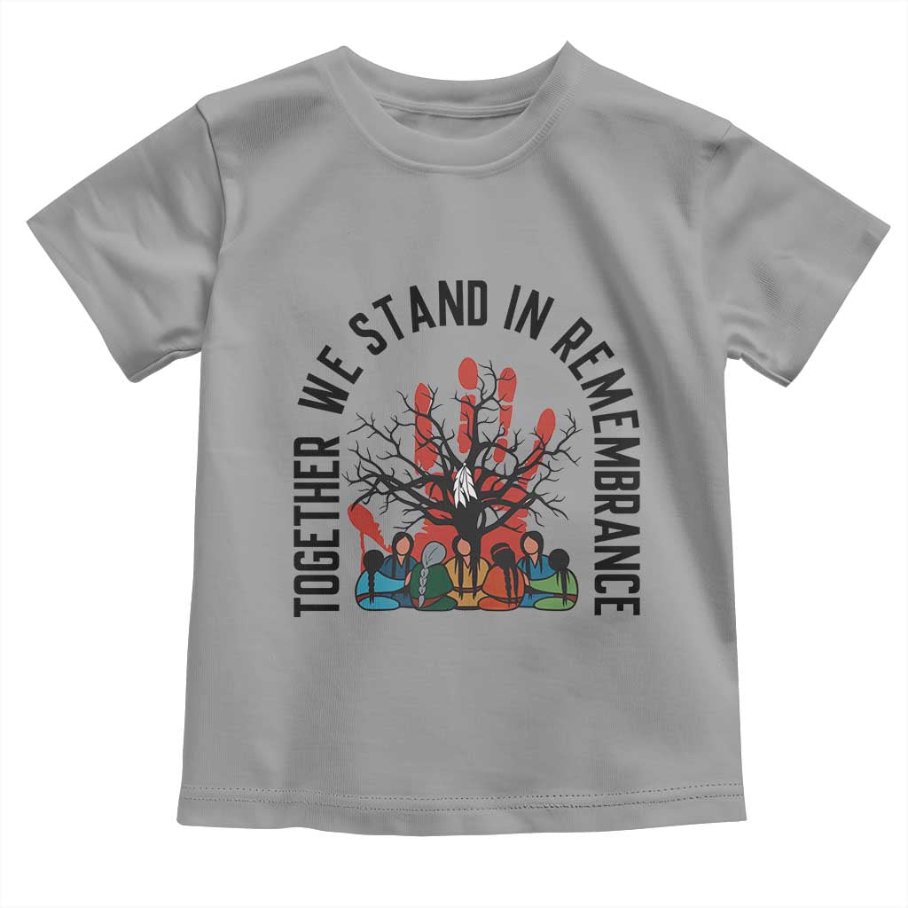 Native American Orange Unity Day Toddler T Shirt Together We Stand In Remembrance - Wonder Print Shop