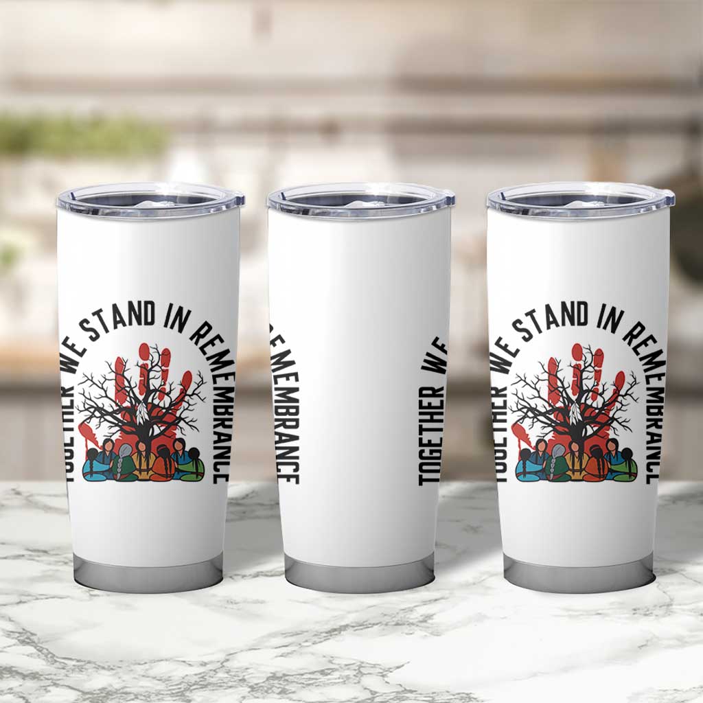 Native American Orange Unity Day Tumbler Cup Together We Stand In Remembrance