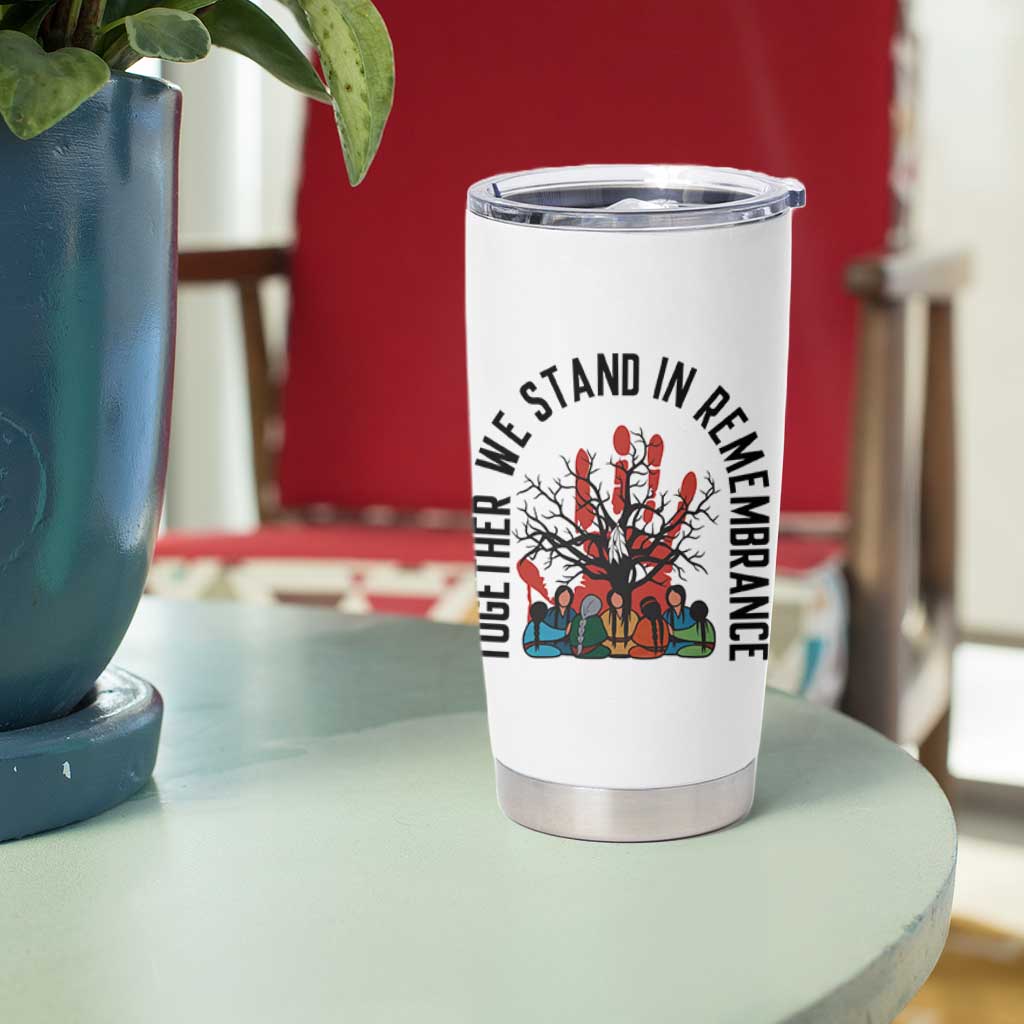 Native American Orange Unity Day Tumbler Cup Together We Stand In Remembrance