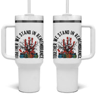 Native American Orange Unity Day Tumbler With Handle Together We Stand In Remembrance
