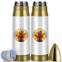 MMIW Red Hand Indigenous Native American Bullet Tumbler Together We Stand In Remembrance