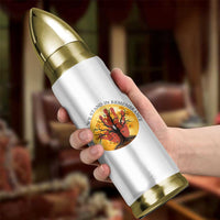 MMIW Red Hand Indigenous Native American Bullet Tumbler Together We Stand In Remembrance