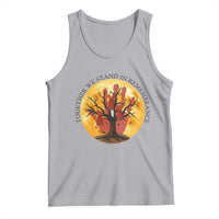 MMIW Red Hand Indigenous Native American Tank Top Together We Stand In Remembrance - Wonder Print Shop