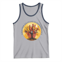 MMIW Red Hand Indigenous Native American Tank Top Together We Stand In Remembrance - Wonder Print Shop