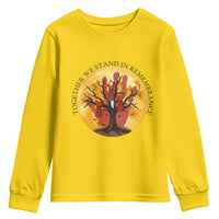 MMIW Red Hand Indigenous Native American Youth Sweatshirt Together We Stand In Remembrance - Wonder Print Shop