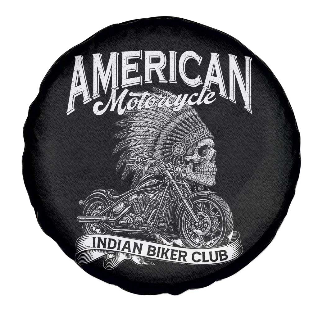 American Mortocycle Indian Native Bikes Club Spare Tire Cover - Wonder Print Shop