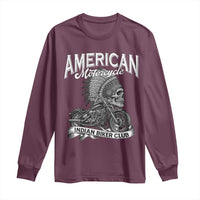 American Mortocycle Indian Native Bikes Club Long Sleeve Shirt - Wonder Print Shop