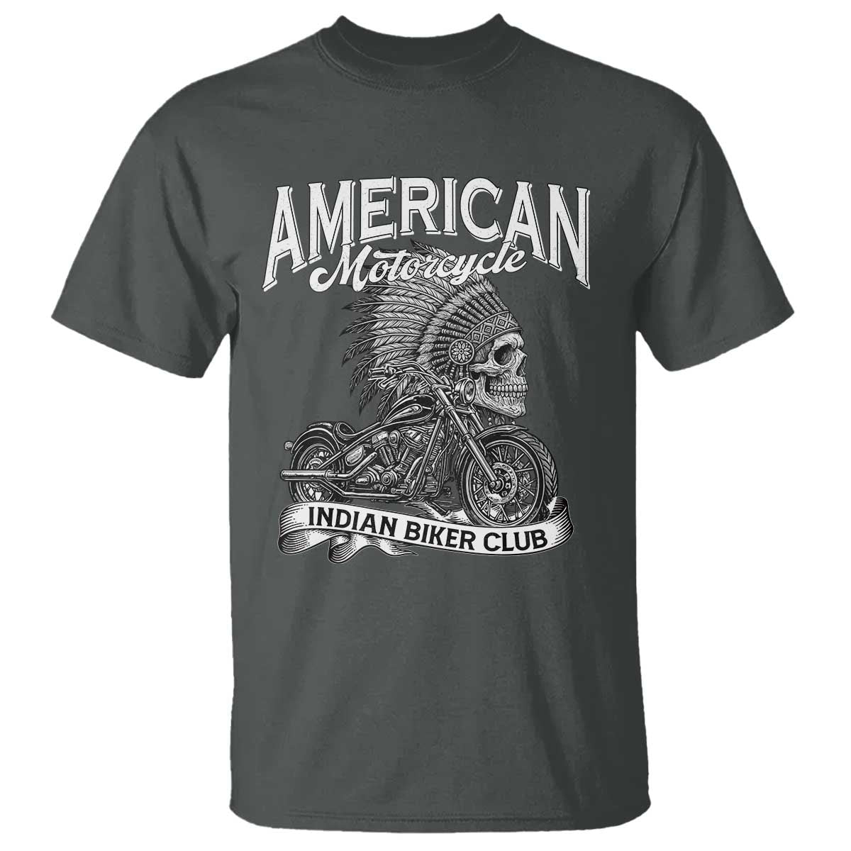 American Mortocycle Indian Native Bikes Club T Shirt - Wonder Print Shop