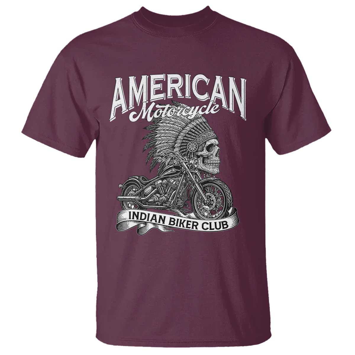 American Mortocycle Indian Native Bikes Club T Shirt - Wonder Print Shop