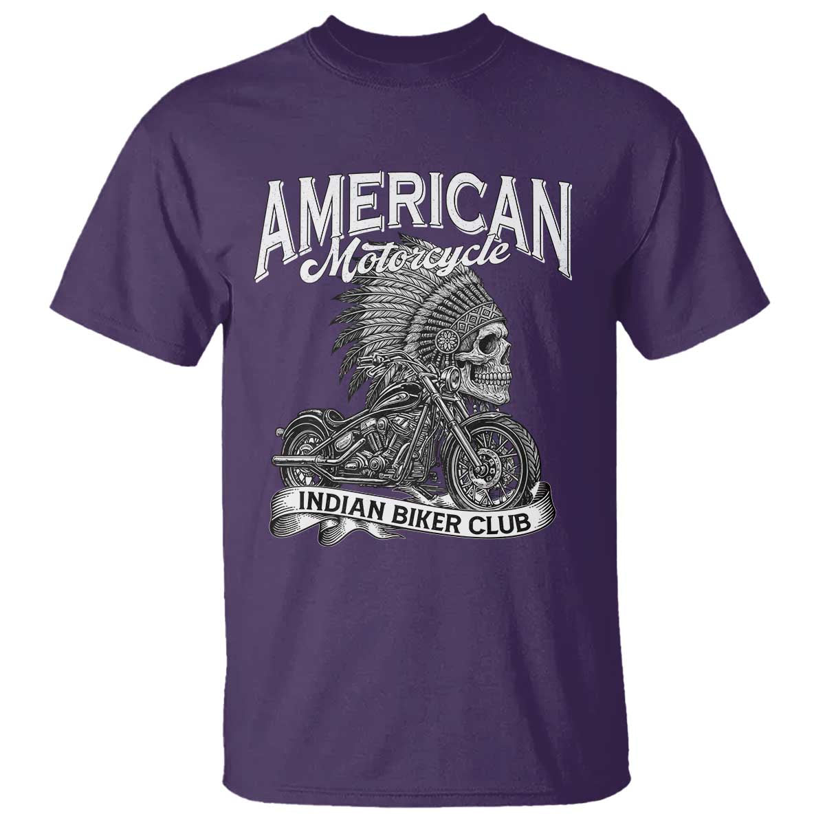 American Mortocycle Indian Native Bikes Club T Shirt - Wonder Print Shop