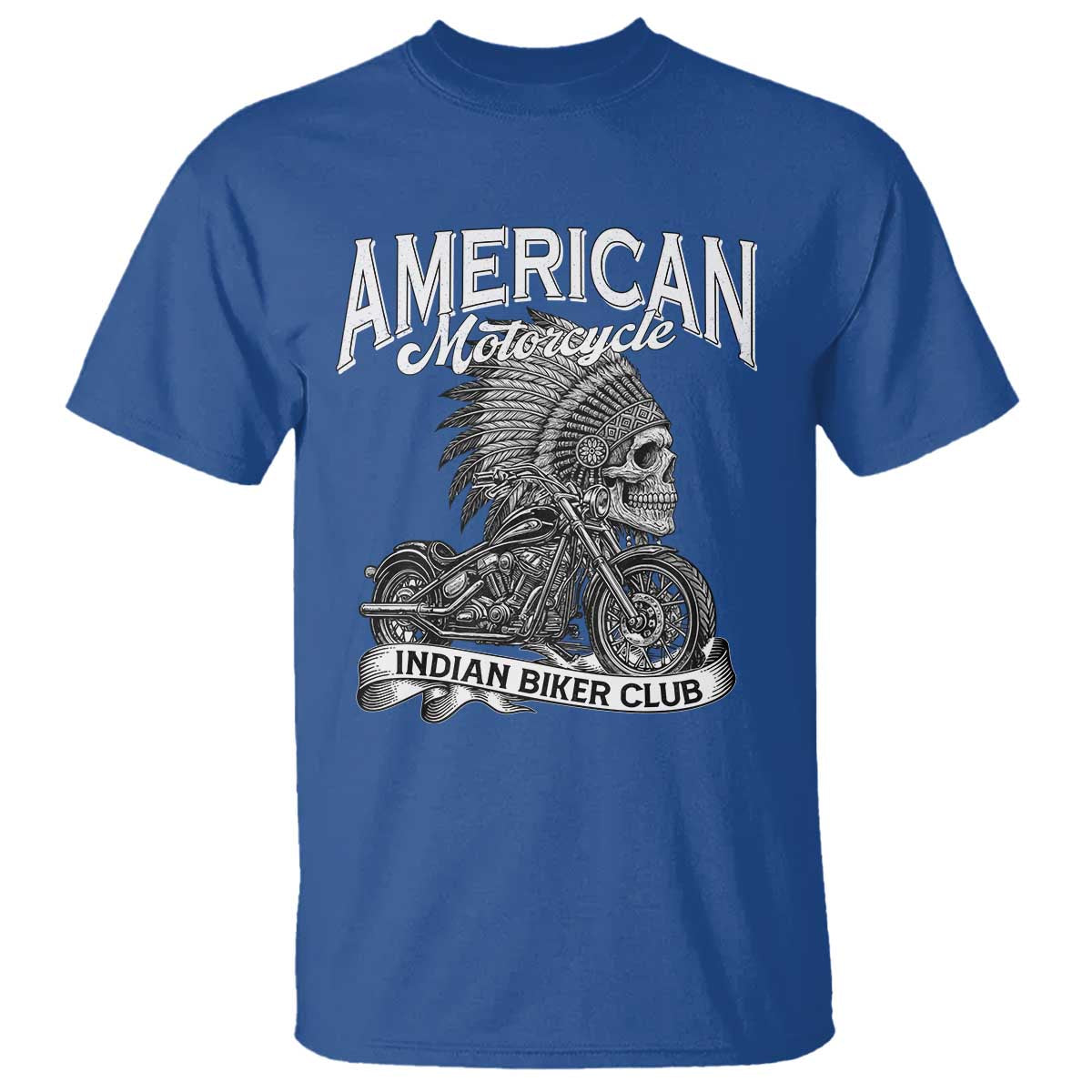 American Mortocycle Indian Native Bikes Club T Shirt - Wonder Print Shop