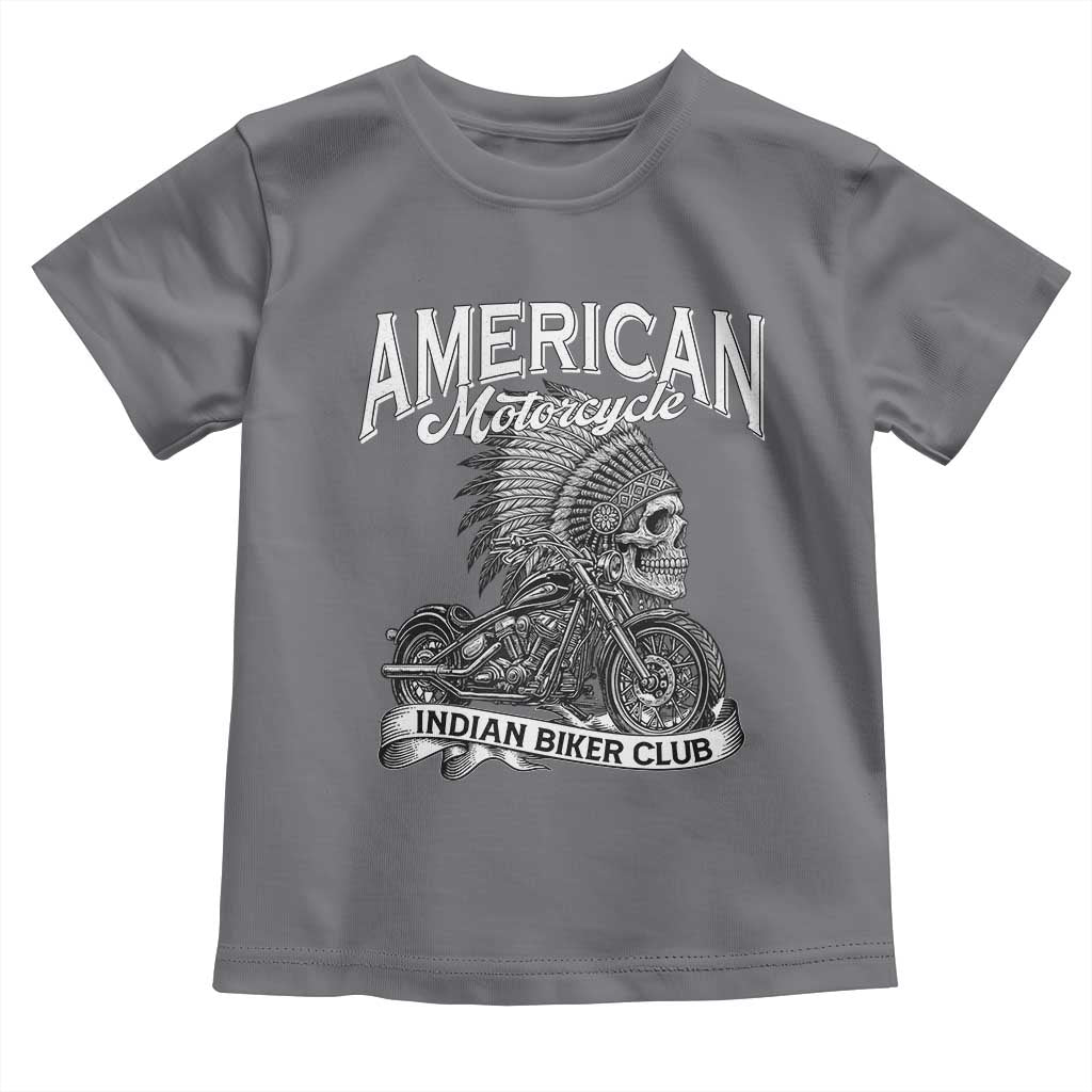 American Mortocycle Indian Native Bikes Club Toddler T Shirt - Wonder Print Shop