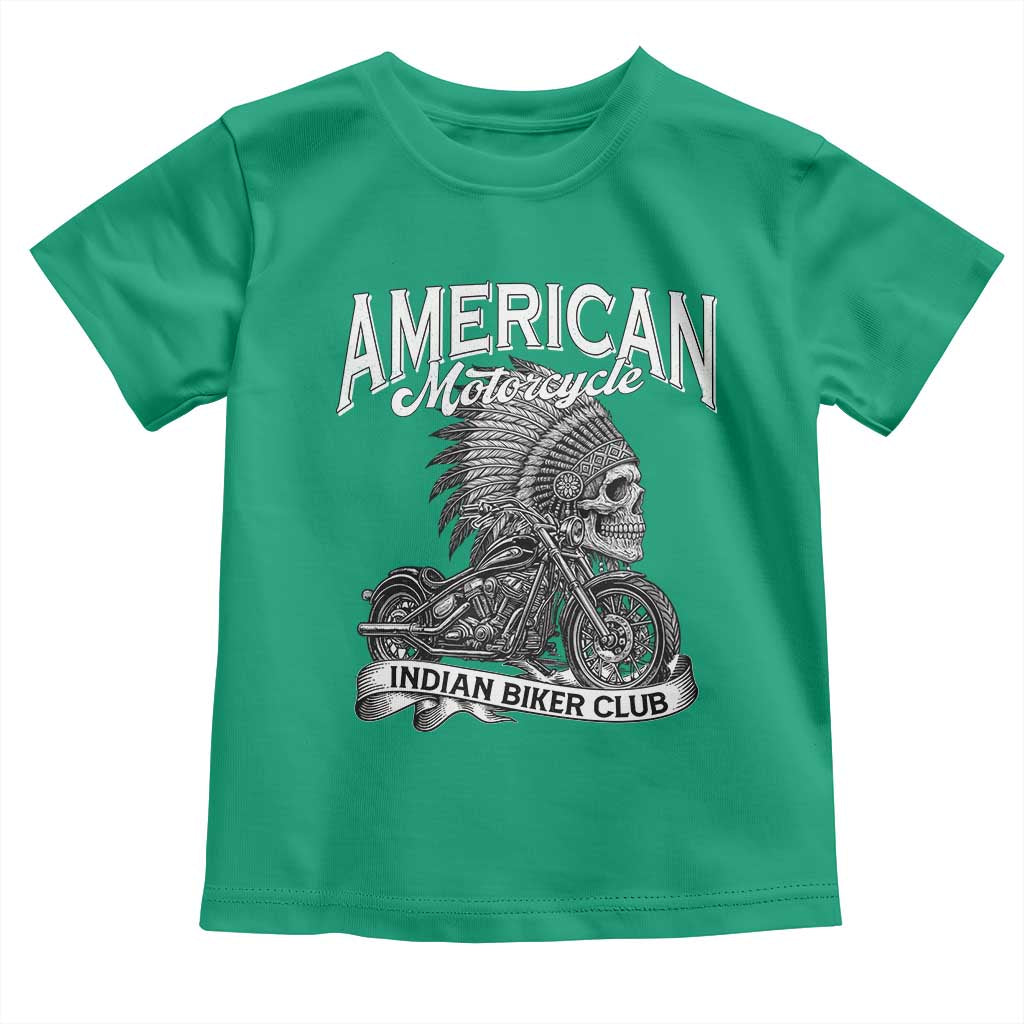 American Mortocycle Indian Native Bikes Club Toddler T Shirt - Wonder Print Shop