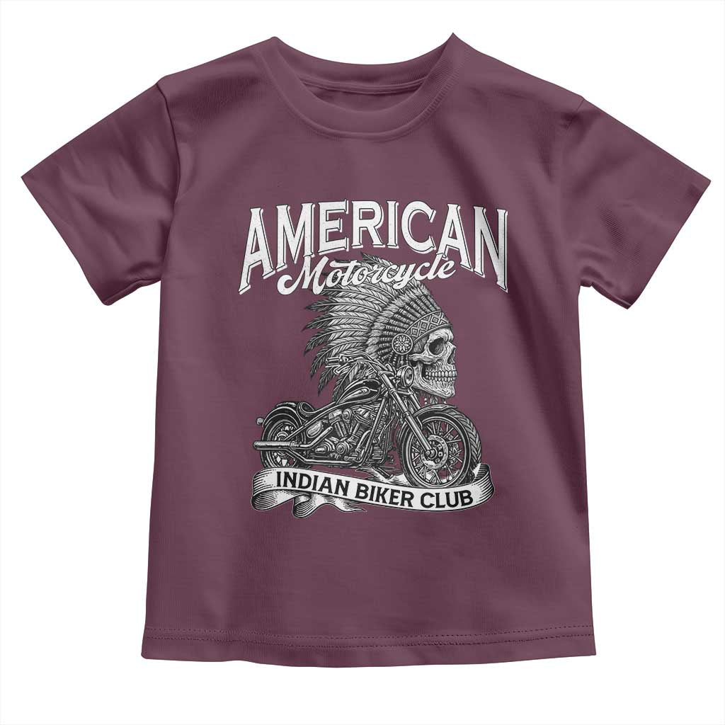 American Mortocycle Indian Native Bikes Club Toddler T Shirt - Wonder Print Shop